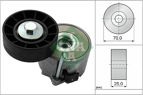 Belt Tensioner, V-ribbed belt